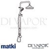 Matki 2-1012 Absolute Retro Shower Kit Spare Parts